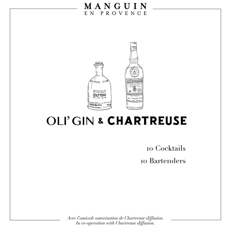 OLI'GIN ET CHARTREUSE - LIVRET DE 10 COCKTAILS - VERSION TÉLÉCHARGEABLE (PDF HD - 3 Mo)