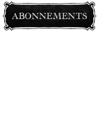 ABONNEMENTS